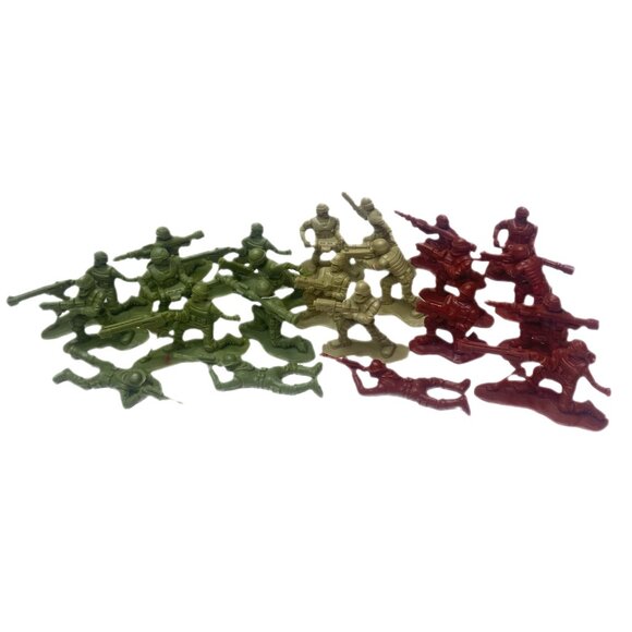Corp Army Elite Small Plastic Army Men Lot of 23 - Picture 1 of 8